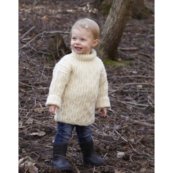 Patron de tricot - Pull structur pais (Enfants)