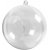 Boule décorative avec trou - Ø8 cm - 5 pcs Boule décorative avec trou - Ø8 cm - 5 pcs