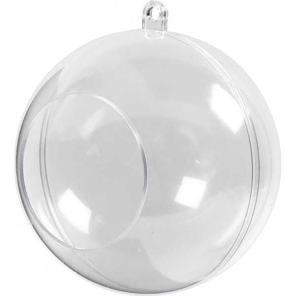 Boule dcorative avec trou - 8 cm - 5 pcs