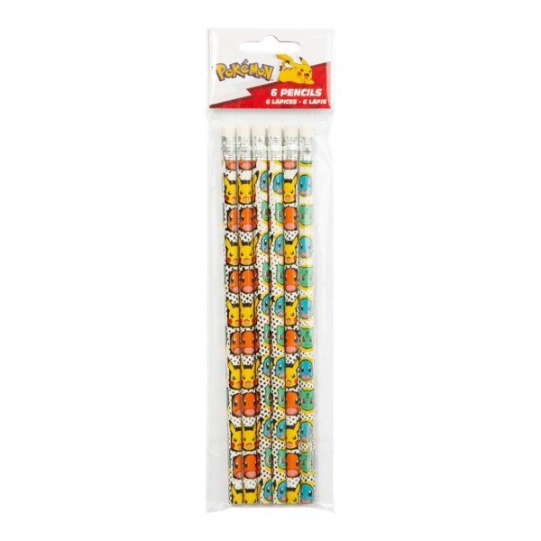 Pokmon - Paquet de 6 crayons