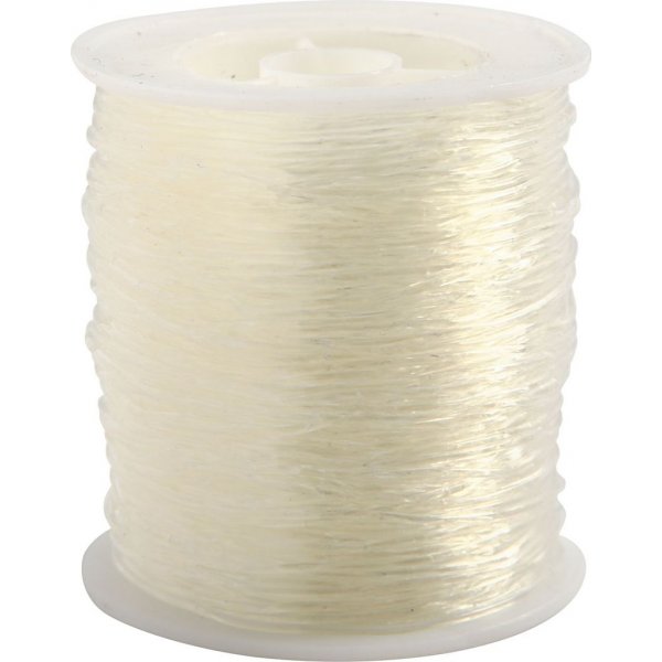 Fil lastique  bijoux - 1 mm - rond - 50 m