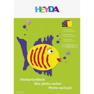 Bloc de papier coloré A4 300 g - 10 pages Bloc de papier coloré A4 300 g - 10 pages