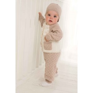 Patron tricot - Cardigan, pantalon et bonnet Patron tricot - Cardigan, pantalon et bonnet