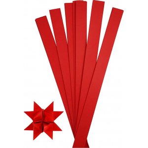 Bandes étoiles - rouge - Ø11,5 cm - 100 bandes Bandes étoiles - rouge - Ø11,5 cm - 100 bandes