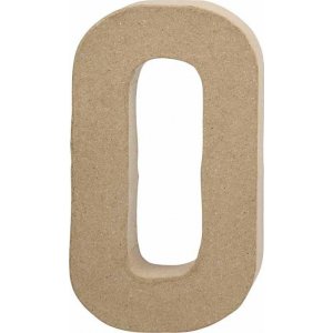 Lettre en carton - O - 5 cm Lettre en carton - O - 5 cm