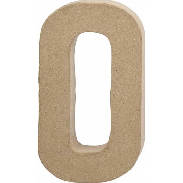 Lettre en carton - O - 5 cm