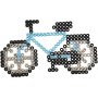 Assiettes perles - voiture - avion - bateau - tracteur - bus et vlo - 6 pcs