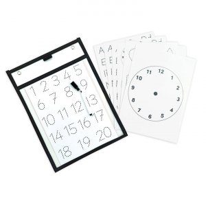 Kit d'écriture et d'effacement A4 PET avec stylo et 7 feuilles Kit d'écriture et d'effacement A4 PET avec stylo et 7 feuilles