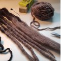 Image client Fil DROPS Snow Mix - 50g - Beige (48)