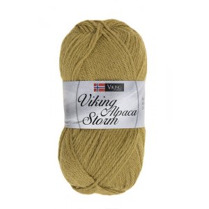 Fil Viking Alpaca Storm 50g - Jaune verdâtre (536) Fil Viking Alpaca Storm 50g - Jaune verdâtre (536)