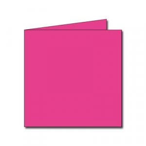 Carte double Pollen 135x135 - Paquet de 25 - Rose intense Carte double Pollen 135x135 - Paquet de 25 - Rose intense