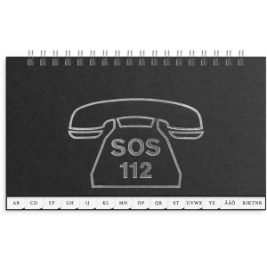 Téléphone/répertoire d'adresses A-Z - Noir Téléphone/répertoire d'adresses A-Z - Noir