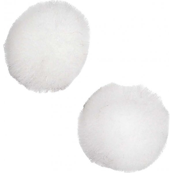 Pompons - blanc - 200 pcs