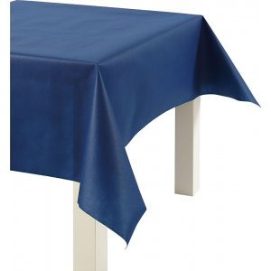 Nappe imitation tissu - bleu foncé - 10 m Nappe imitation tissu - bleu foncé - 10 m