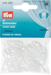 Crochets pour rideaux blancs 30 pcs Crochets pour rideaux blancs 30 pcs