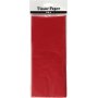 Papier de soie - rouge - 50 x 70 cm - 14 g -10 feuilles