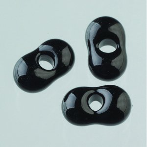 Perles Farfalle - noir chatoyant Perles Farfalle - noir chatoyant