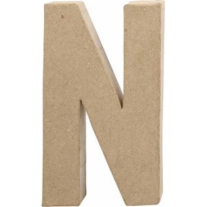 Lettre en carton - N - 5 cm Lettre en carton - N - 5 cm
