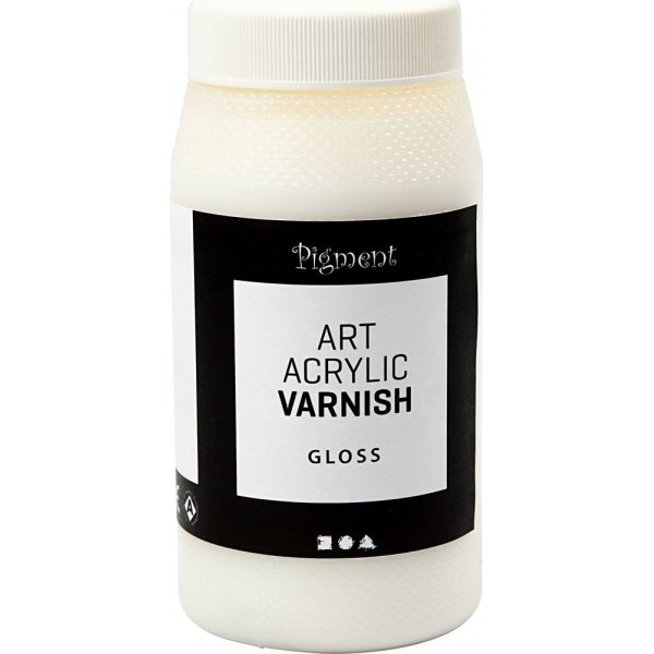 Vernis final Art Acrylique - Transparent brillant - blanc - 500 ml