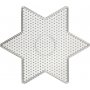 Assiettes en perles - transparentes - forme toile
