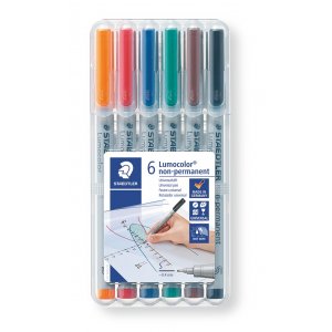 OH Pens Non permanent 0,4 mm - 6 stylos OH Pens Non permanent 0,4 mm - 6 stylos