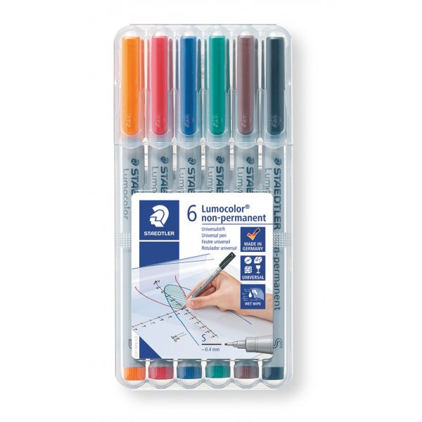 OH Pens Non permanent 0,4 mm - 6 stylos