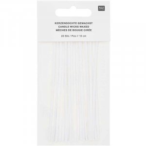 Mèches de bougies - RICO Design - 20 pcs - Différentes tailles Mèches de bougies - RICO Design - 20 pcs - Différentes tailles