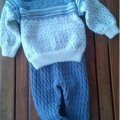Image client Fil DROPS Baby Merino Uni Color - 50g - Bleu glacier (11)