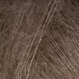 Fil DROPS Kid-Silk Uni Color - 25g - Marron foncé (15) Fil DROPS Kid-Silk Uni Color - 25g - Marron foncé (15)