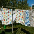 Image client Pinces à linge en bois 95 mm - paquet de 50 - américaines non traitées
