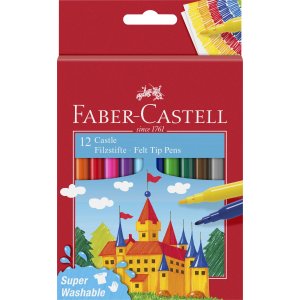 Stylos fibre Enfants - 12 couleurs Stylos fibre Enfants - 12 couleurs