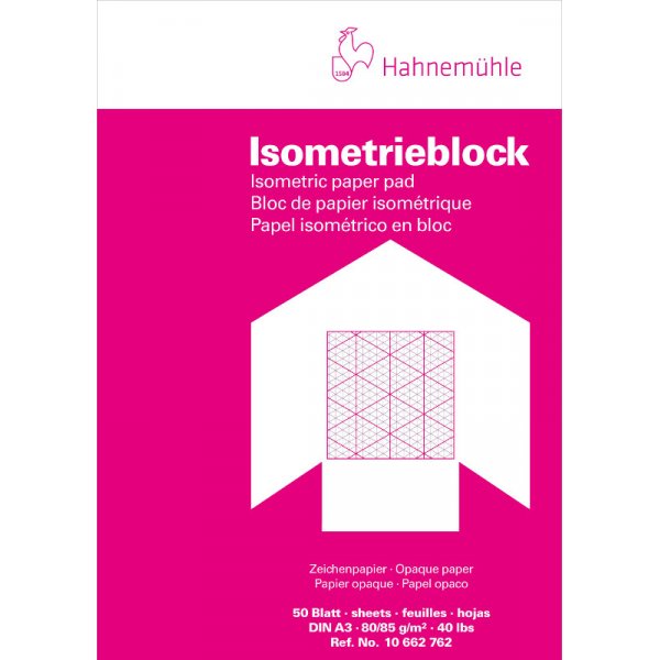Bloc millimtrique Hahnemhle Isometric 80/85g