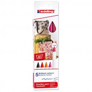 Edding 4600 Textile - Couleurs chaudes Edding 4600 Textile - Couleurs chaudes