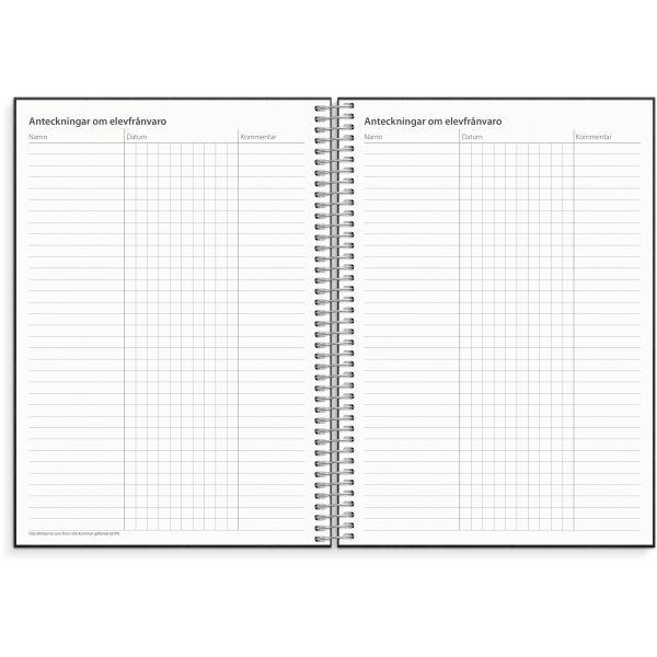 Calendrier 24/25 - Le calendrier de notes pour les enseignants