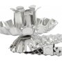 Clips lumineux - argents - 40 mm - 8 pcs