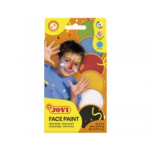 Set de peinture pour le visage - Jovi - 6 pots de peinture 8 ml couleurs mélangées Set de peinture pour le visage - Jovi - 6 pots de peinture 8 ml couleurs mélangées