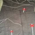 Image client Tissu en lin Lovisa 150 cm - Gris foncé