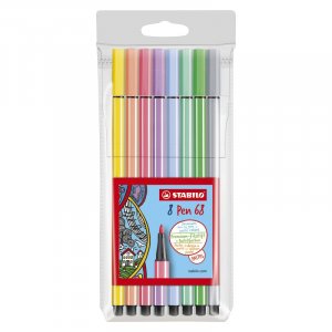Stylo fibre Pen 68 paquet de 8 - Pastel Stylo fibre Pen 68 paquet de 8 - Pastel