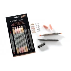 Ensemble Copic Ciao 5+1 - Couleurs de peau Ensemble Copic Ciao 5+1 - Couleurs de peau