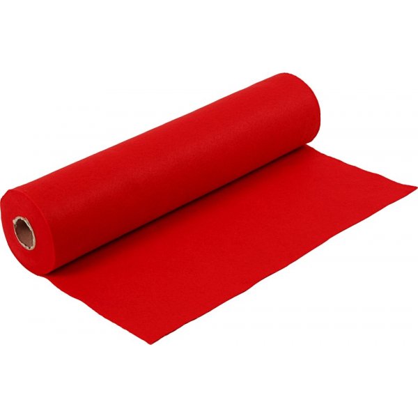 Feutre Hobby - rouge - 5 m