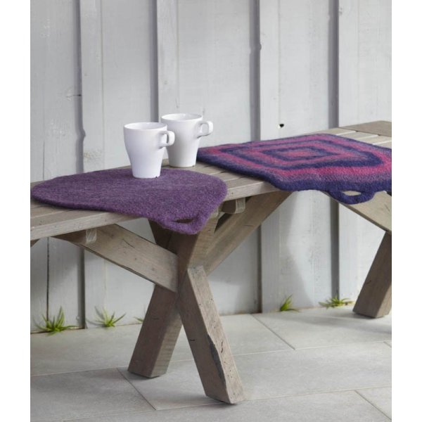 Patrons tricot - Coussins d'assise en feutre Patrons tricot - Coussins d'assise en feutre