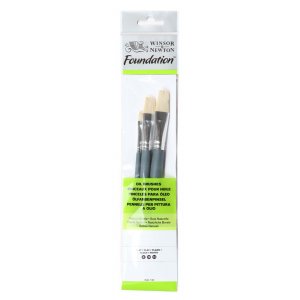 Ensemble de pinceaux en sanglier W&N Foundation Oil - No. 20 Ensemble de pinceaux en sanglier W&N Foundation Oil - No. 20