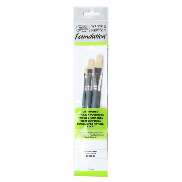 Ensemble de pinceaux en sanglier W&N Foundation Oil - No. 20