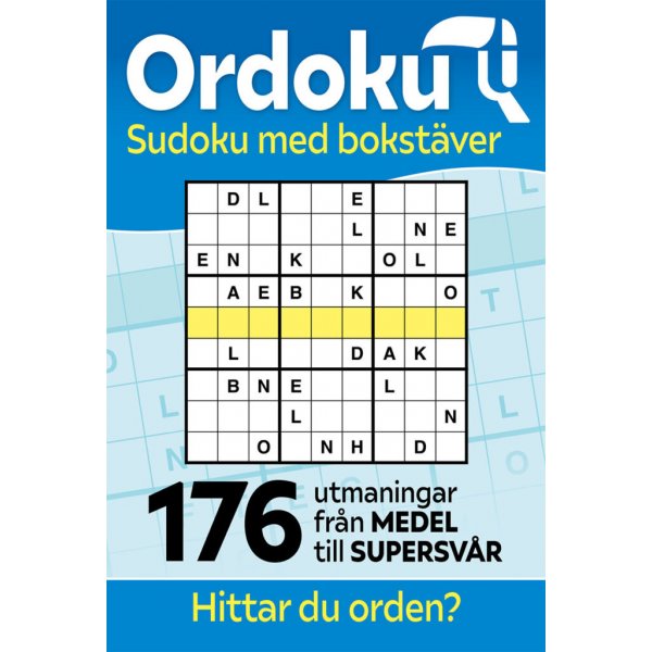 Ordoku : Sudoku avec lettres : 176 dfis de moyenne  super difficile