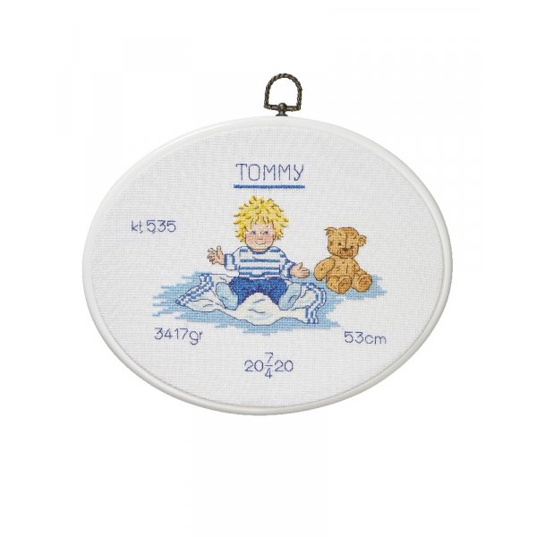Kit de broderie Thme de naissance - Garon