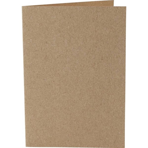 Carte - naturel - 10,5 x 15 cm - 10 pcs
