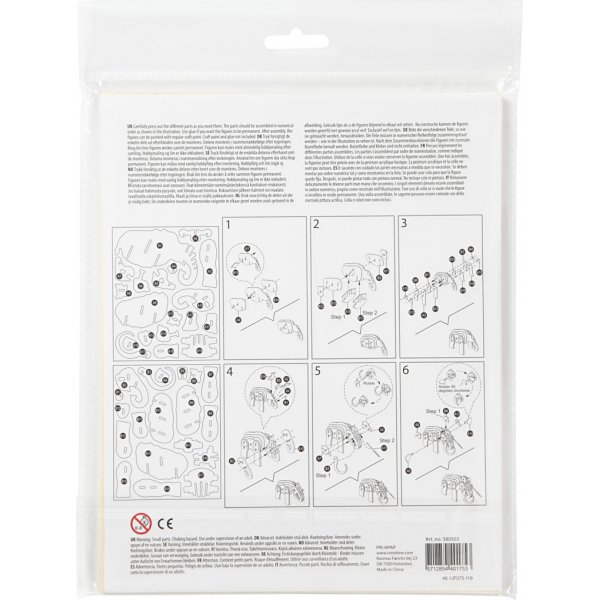 Figurine  construire 3D - mammouth