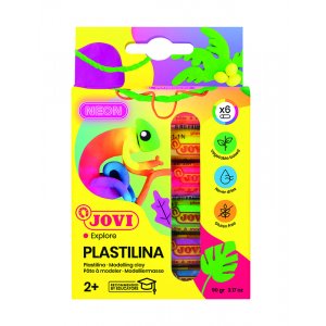 Argile - Jovi Plastilina - pack de 6 couleurs fluo mélangées 15 g Argile - Jovi Plastilina - pack de 6 couleurs fluo mélangées 15 g