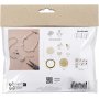 Mini Kit DIY Bijoux, Bracelet en cristal de roche