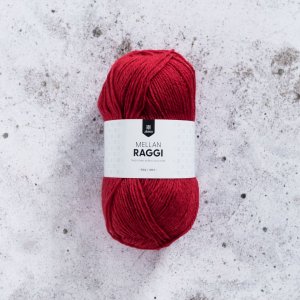 Raggi moyen 100g - Rouge rubis Raggi moyen 100g - Rouge rubis